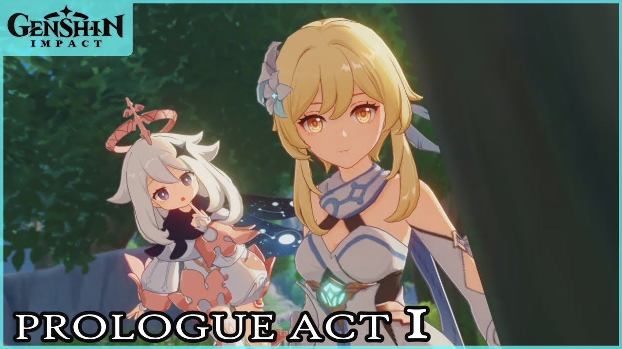 Genshin Impact Prologue Act 1 - The Outlander Who Caught The Wind (No Commentary)