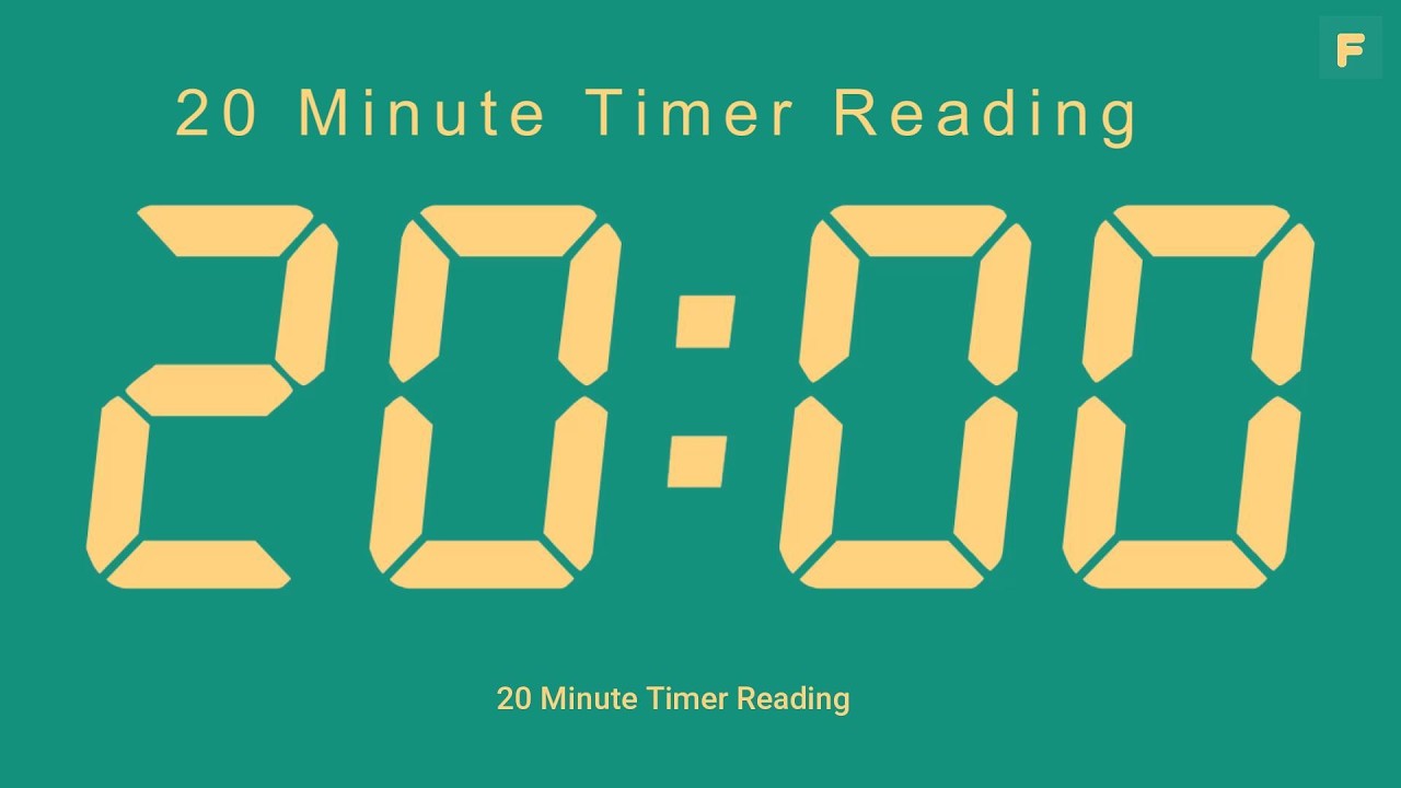 20 Minute Timer Reading