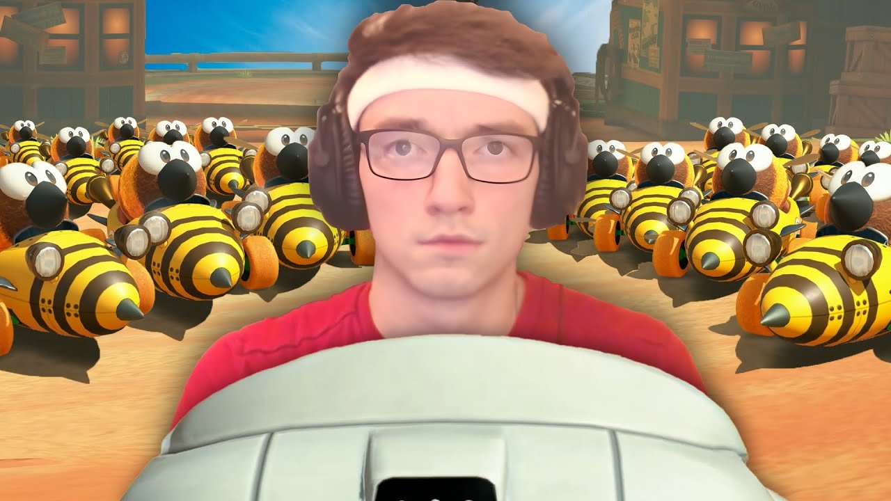 I played Mario Kart 1 vs 12