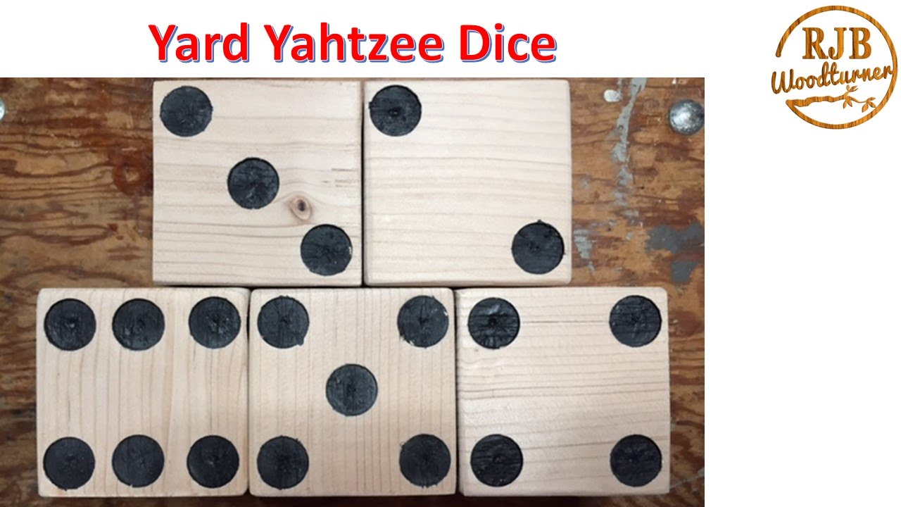 How To Make Yard Yahtzee Dice