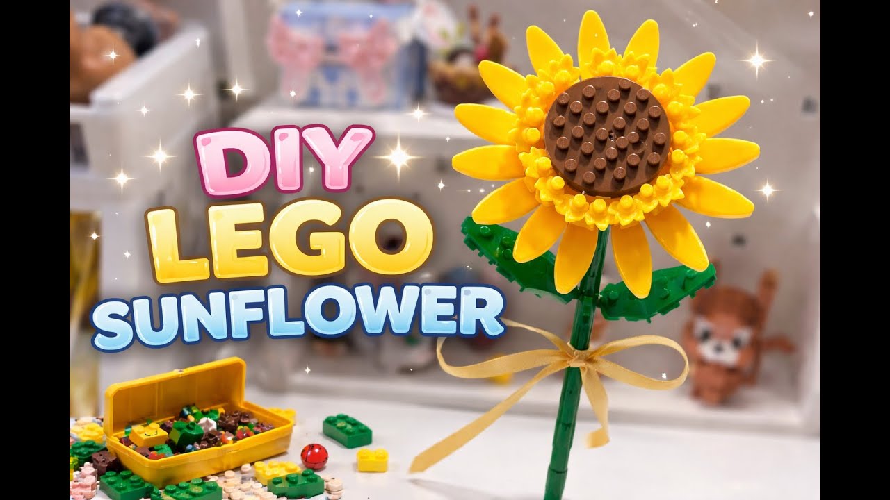 DIY LEGO Sunflower | Relaxing & Cute Build 🌻