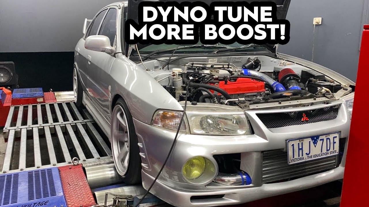 4G93 TURBO LANCER HITS THE DYNO AGAIN! BUDGET EVO