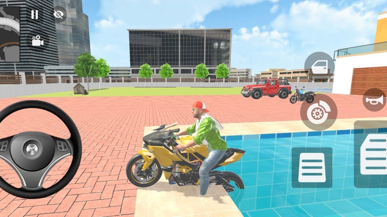 Modified police car 🚨 gangster life in Indian street open world game for Android ❤️