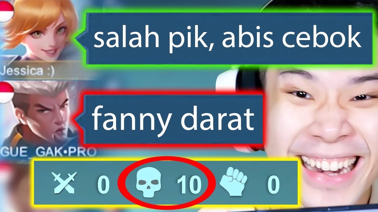Prank Top 1 Fanny Mati 10X - Mobile Legends