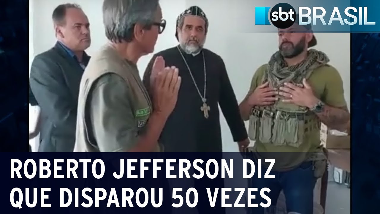 Roberto Jefferson diz em depoimento que disparou 50 vezes contra policiais | SBT Brasil (25/10/22)