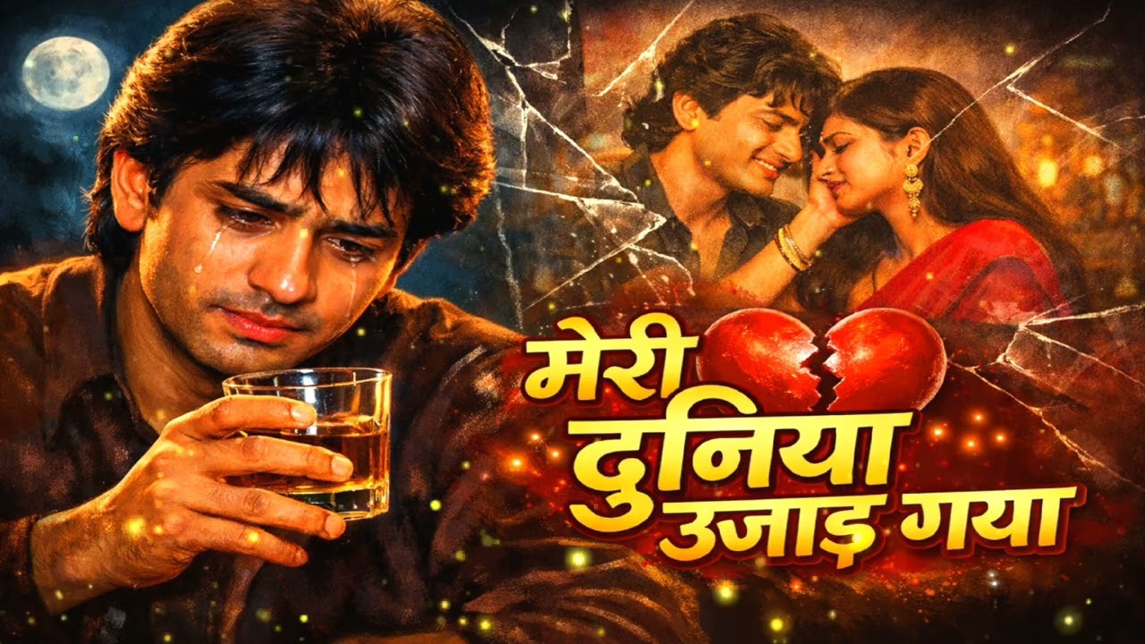 मेरी दुनिया उजाड़ गया 💔 | 90’s Bollywood Sad Song | Heartbreak Hindi Song | Very Sad Love Story Song
