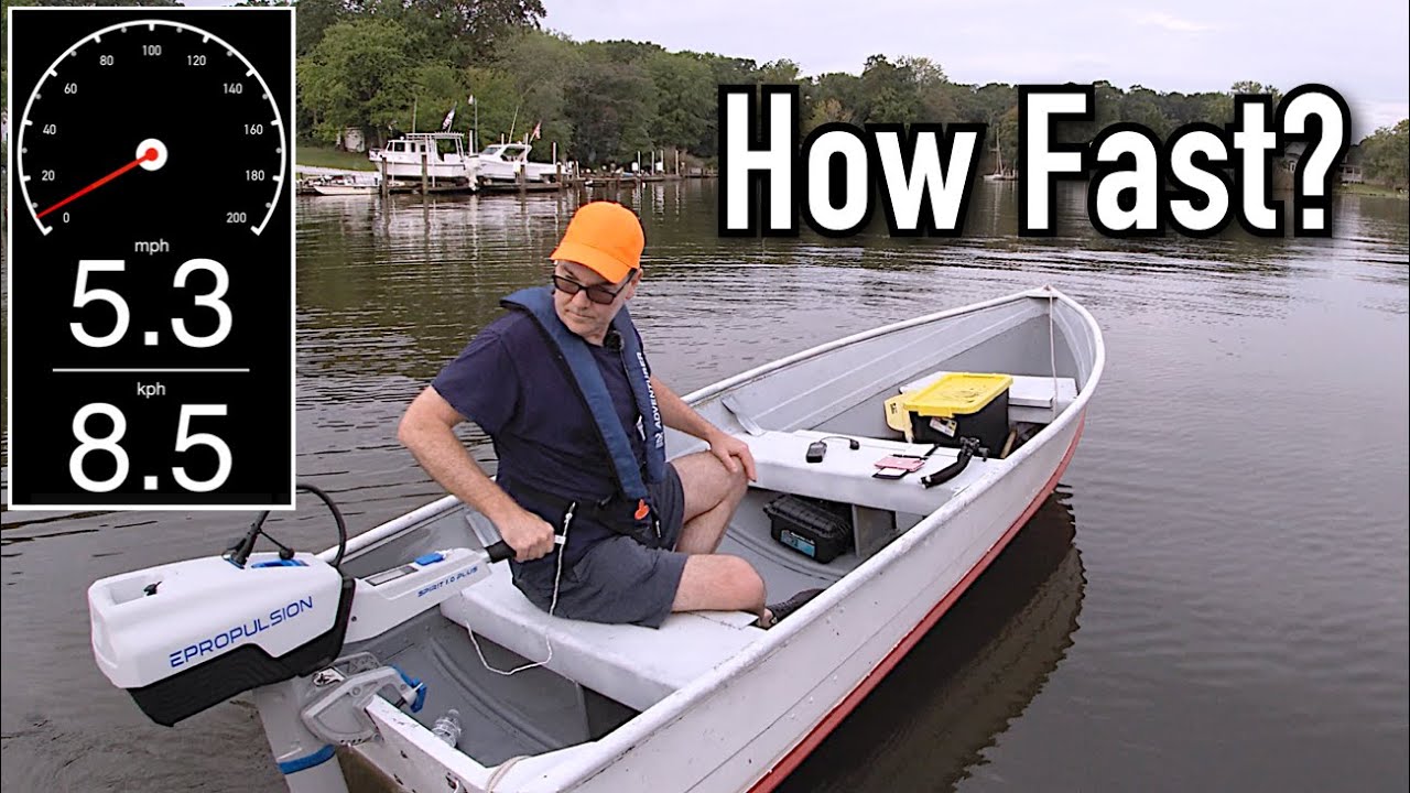 Electric Outboard Motor Top Speed Test! ePropulsion -v- Newport -v- Minn Kota