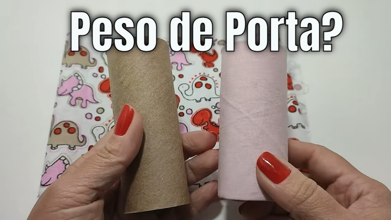 Olha Essa Ideia de Peso de Porta Que Fiz