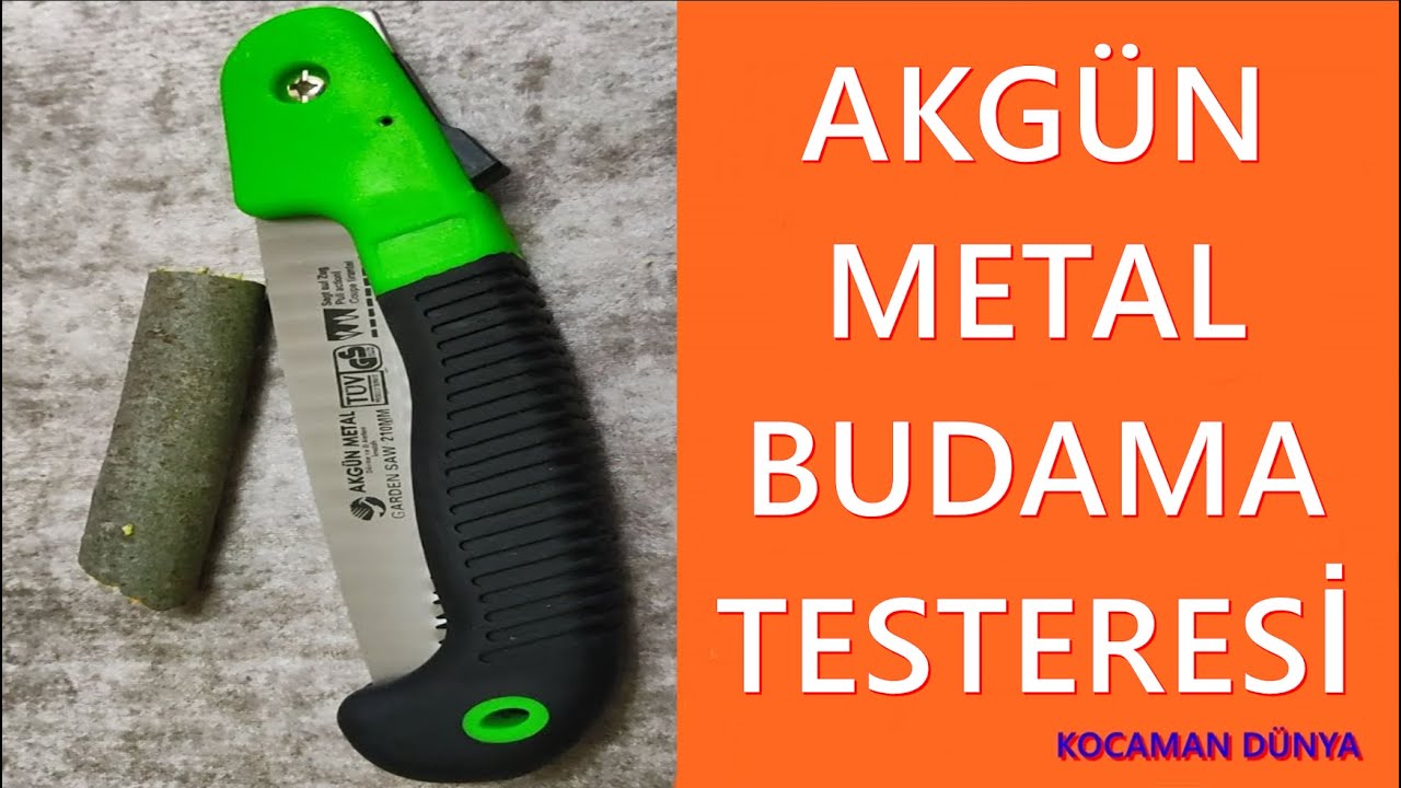 Akg&uuml;n Metal Katlanır Testere  / 210mm Katlanır Testere
