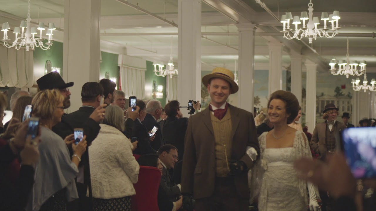 Jane Seymour in the 2019 Somewhere in Time Promenade at Grand Hotel