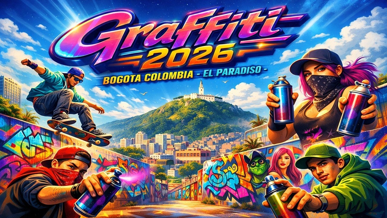 Bogota Colombia Graffiti 2026