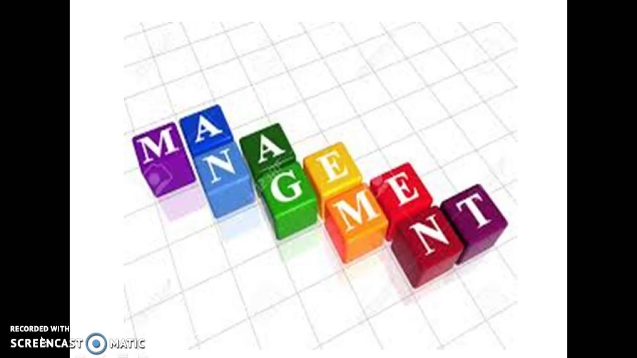 Principles of Management 1 Management Concepts