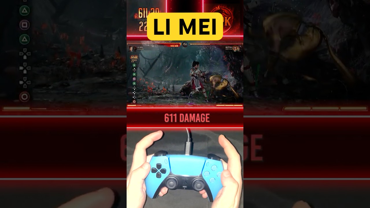 MK1 Li Mei Best Combo Controller View