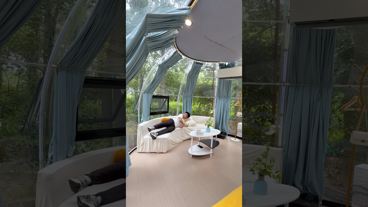 How do you like this glamping dome? #jc_starroommanufacturer #living #home #camping#glamping