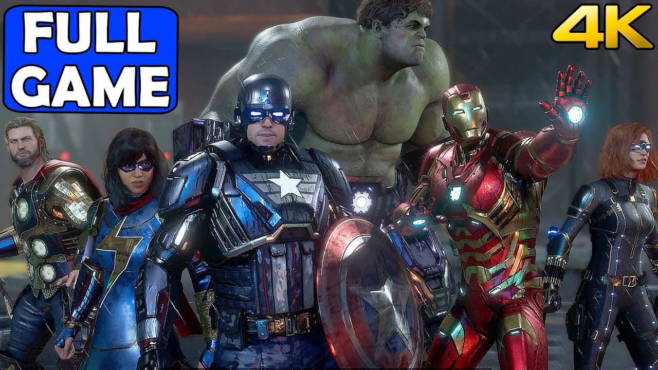 Marvel's Avengers Full Game Walkthrough - No Commentary (PS4 Pro 4K 60FPS)