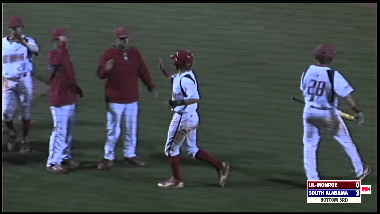 HIGHLIGHTS: South Alabama vs. UL-Monroe - 4/2/16