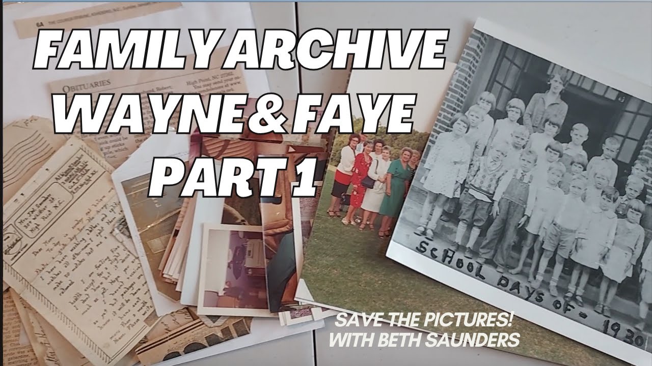 Preserve and organize family pictures and mementos