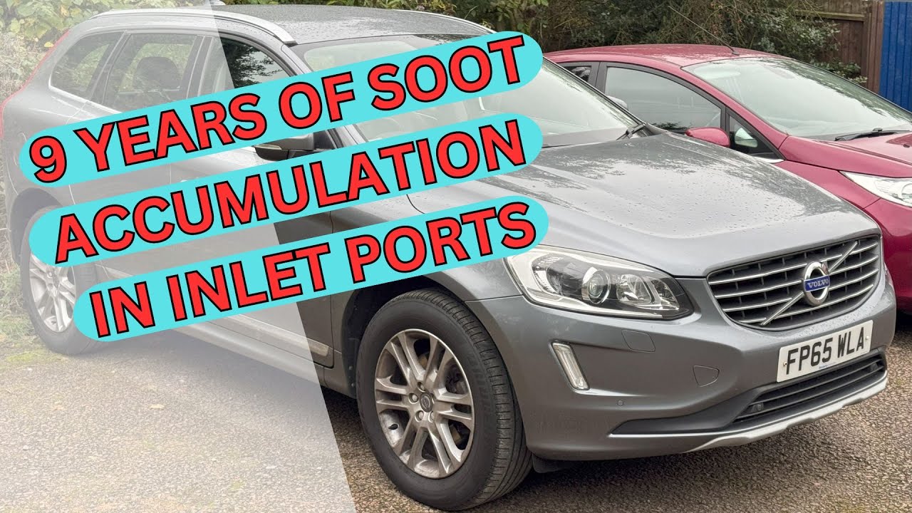 Очистка впускного отверстия и коллектора Volvo XC60.
