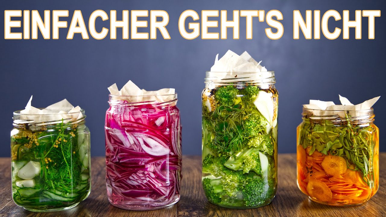 Eingelegtes Gemüse | So einfach wie noch nie ! | Salz Flocken