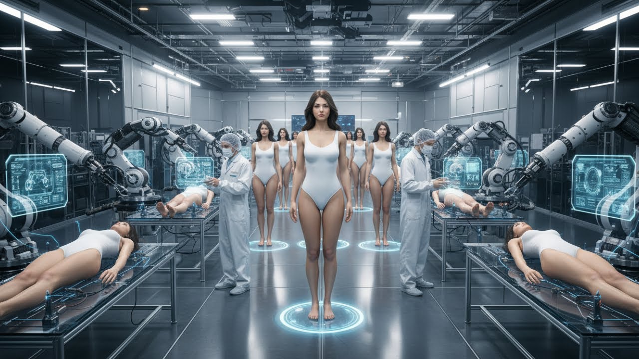 Inside the Factory Making Hyper Realistic Female Humanoid Robots