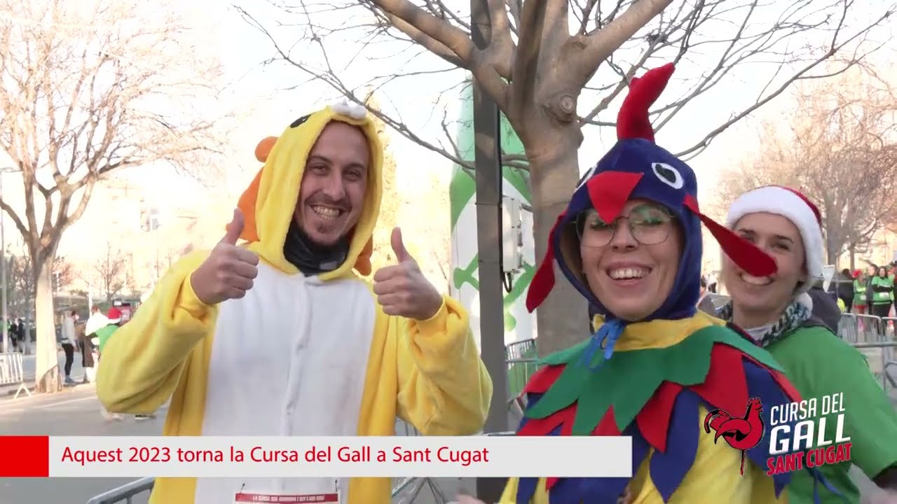 La Cursa del Gall aplega a 1.000 corredors i corredores per tancar l’any a Sant Cugat