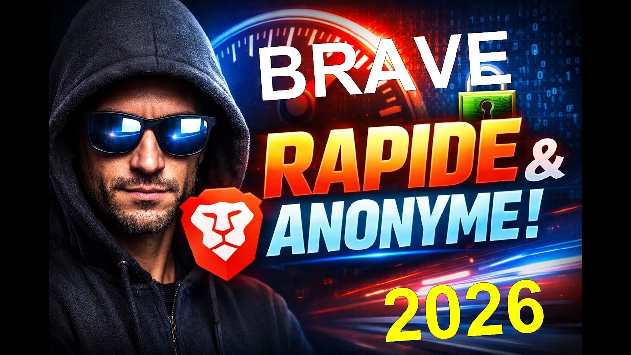 BRAVE Le navigateur Internet PLUS RAPIDE dès l’installation 2026