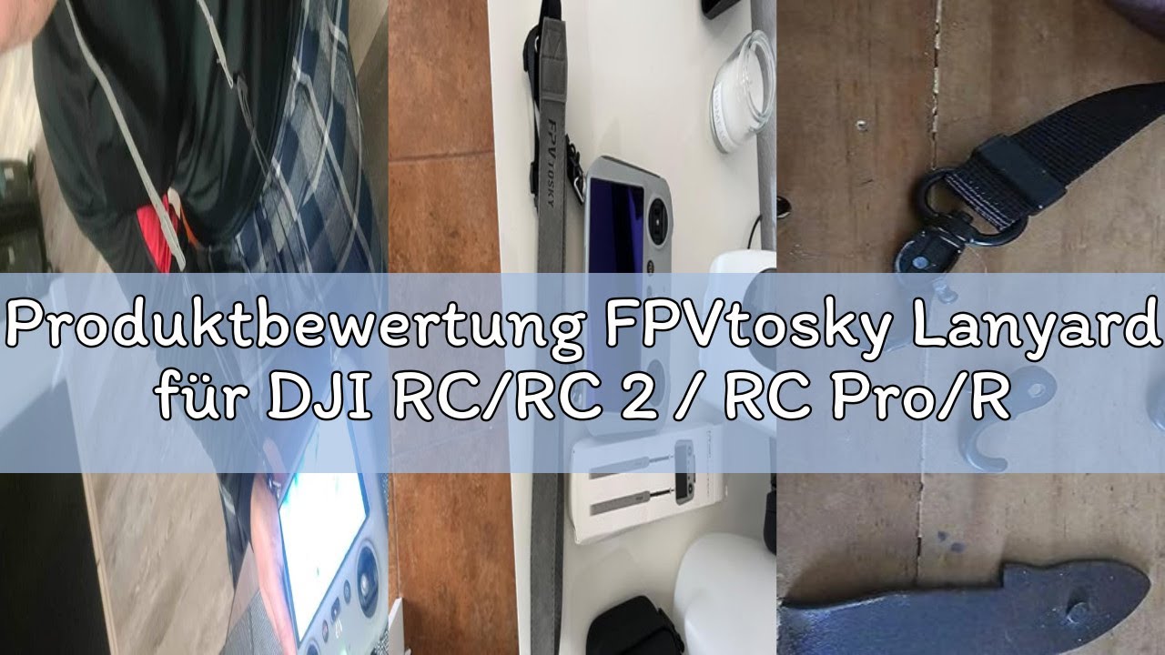 Produktbewertung FPVtosky Lanyard für DJI RC/RC 2 / RC Pro/RC Plus Controller, Mini 5 Pro/Mini 4/3 P