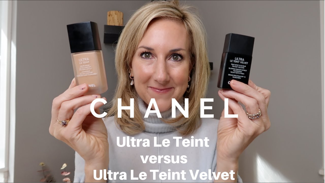 CHANEL ULTRA LE TEINT FOUNDATION VERSUS CHANEL ULTRA LE TEINT VELVET!