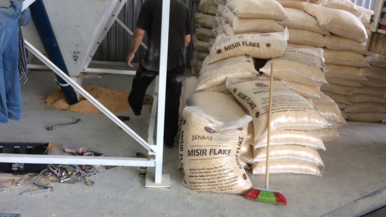 Mısır/arpa flake tesisi. Oksan makina BANDIRMA