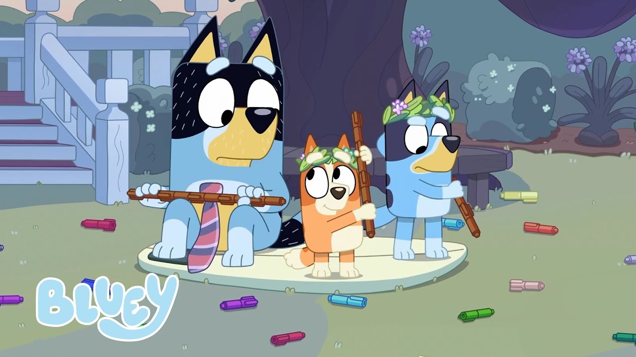 Blueys matta Ögonblick på ön | Bluey Officiella Svenska Kanalen