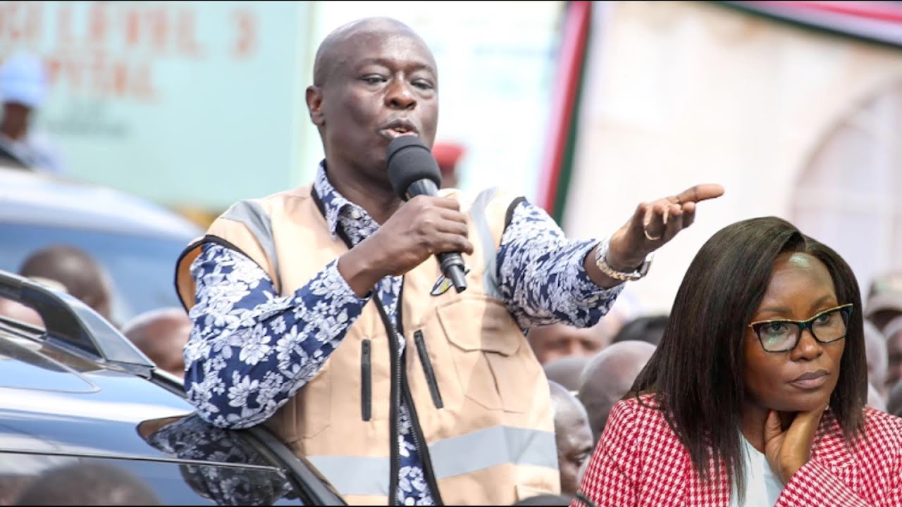 GOV MBARIRE IN TEARS AS ANGRY GACHAGUA UNDRESSES HER IN PUBLIC AFTER SENDING GOONS TO ATTACK THEM!!!