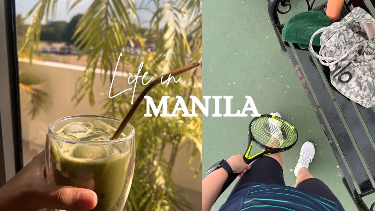 Days in my MANILA life: trying out a new restaurant | tennis training | homecooked meals
