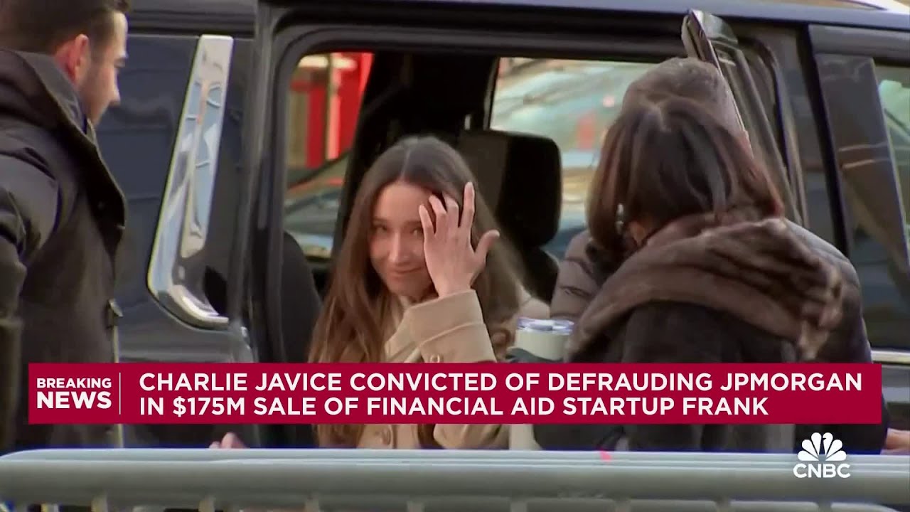 Charlie Javice convicted of defrauding JPMorgan in $175 million sale of financial aid startup Frank
