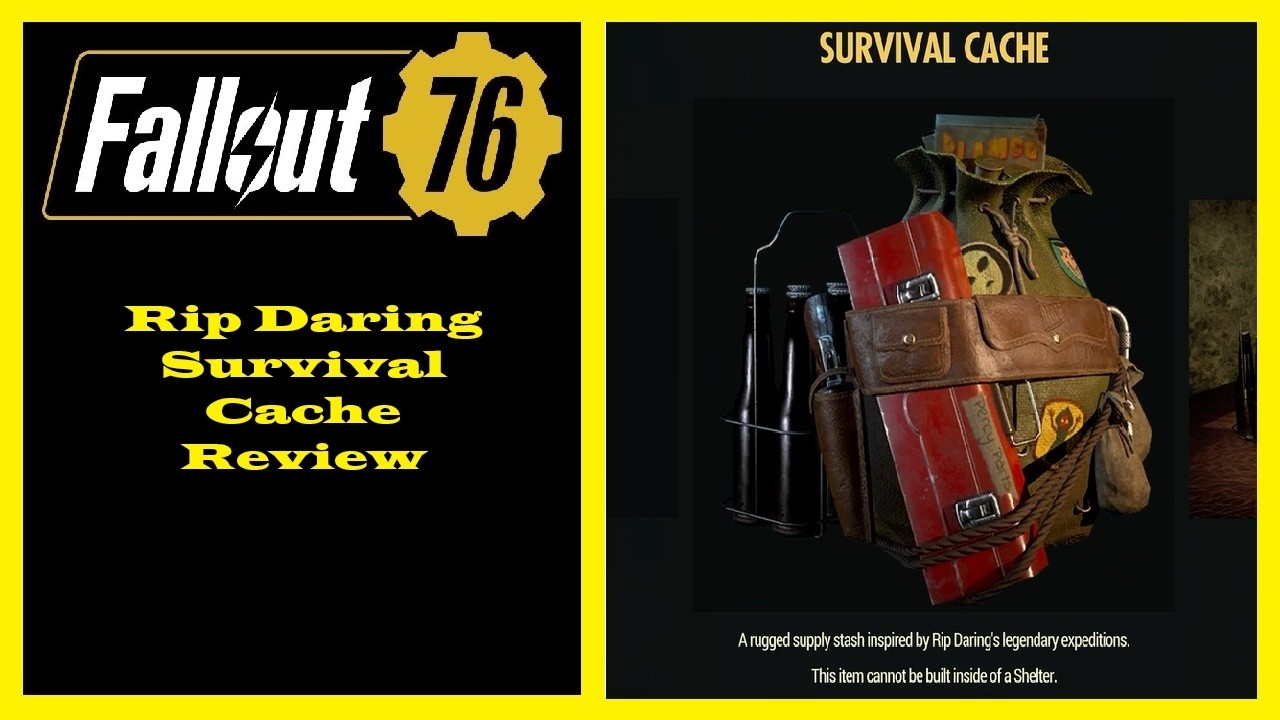 Fallout 76 - Обзор тайника выживания Рипа Дэринга