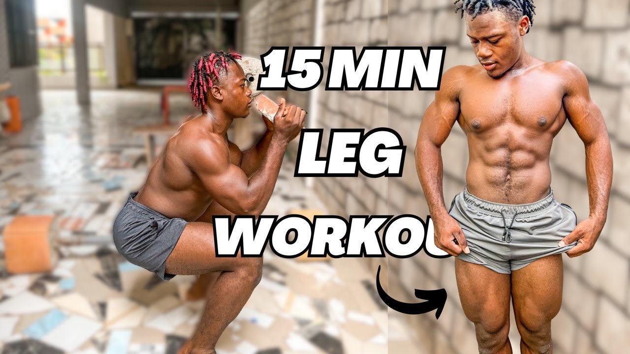 15min leg workout at home - No gym equipment