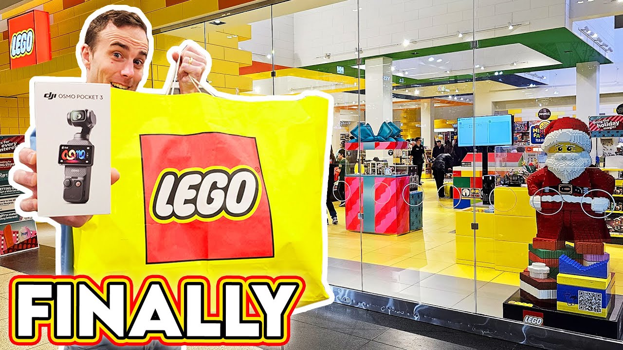 I Finally Bought It (x2) LEGO Store & a CRAZY Camera!