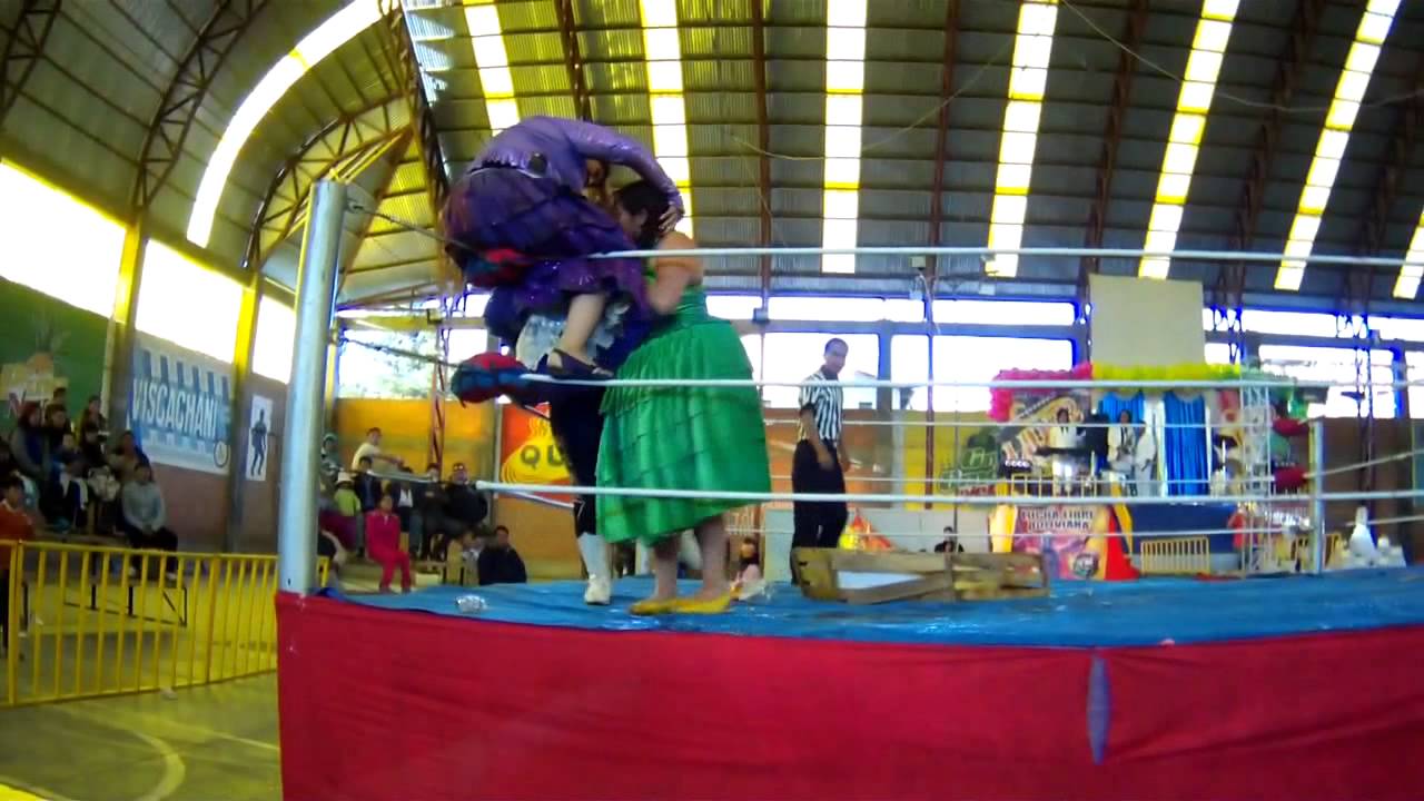Wrestling Cholitas in La Paz, Bolivia