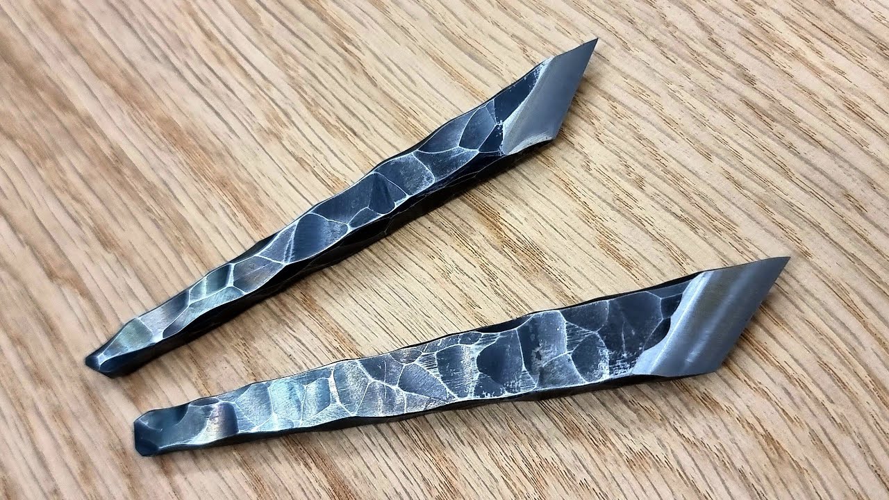 Mini Kiridashi Style Knife out of Scrap Steel #bushcraft #knife #diy