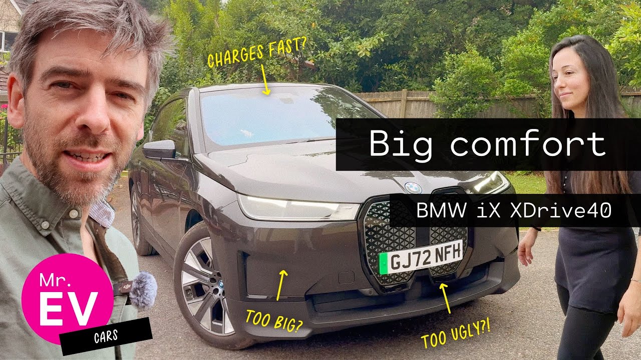 It eats the miles! Driving and charging the BMW iX XDrive40 Sport on a long journey