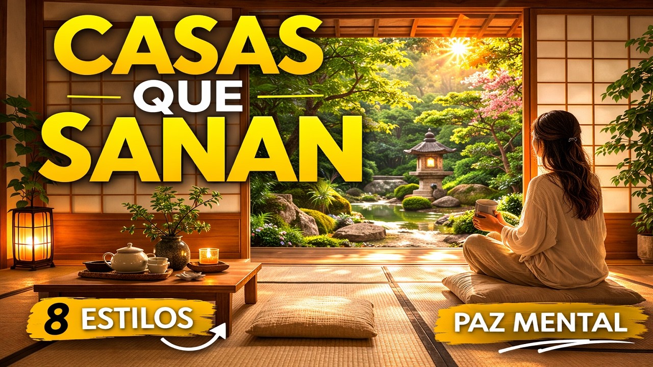 8 Tipos de Casas Japonesas que SANAN EL ALMA de las Personas