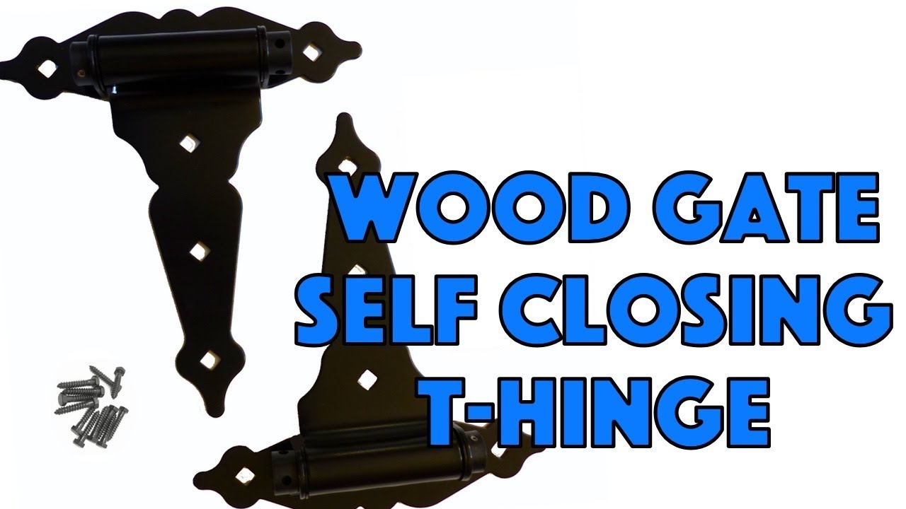 Self Closing Wood Gate "T" Hinge - 8" Heavy Duty