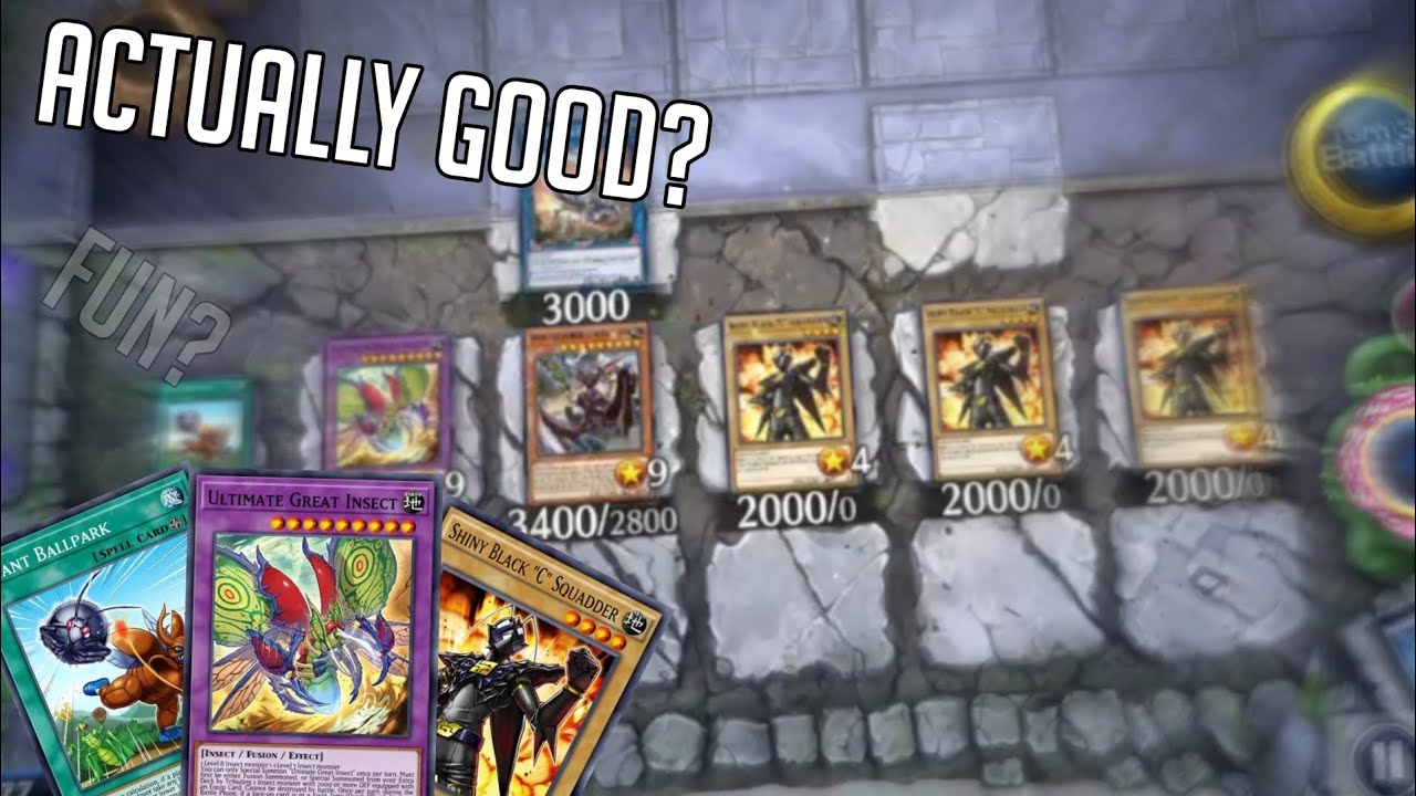 Giant Ballpark, A Fun Insect Type Deck To Give It A Try | Yu-Gi-Oh! Master Duel