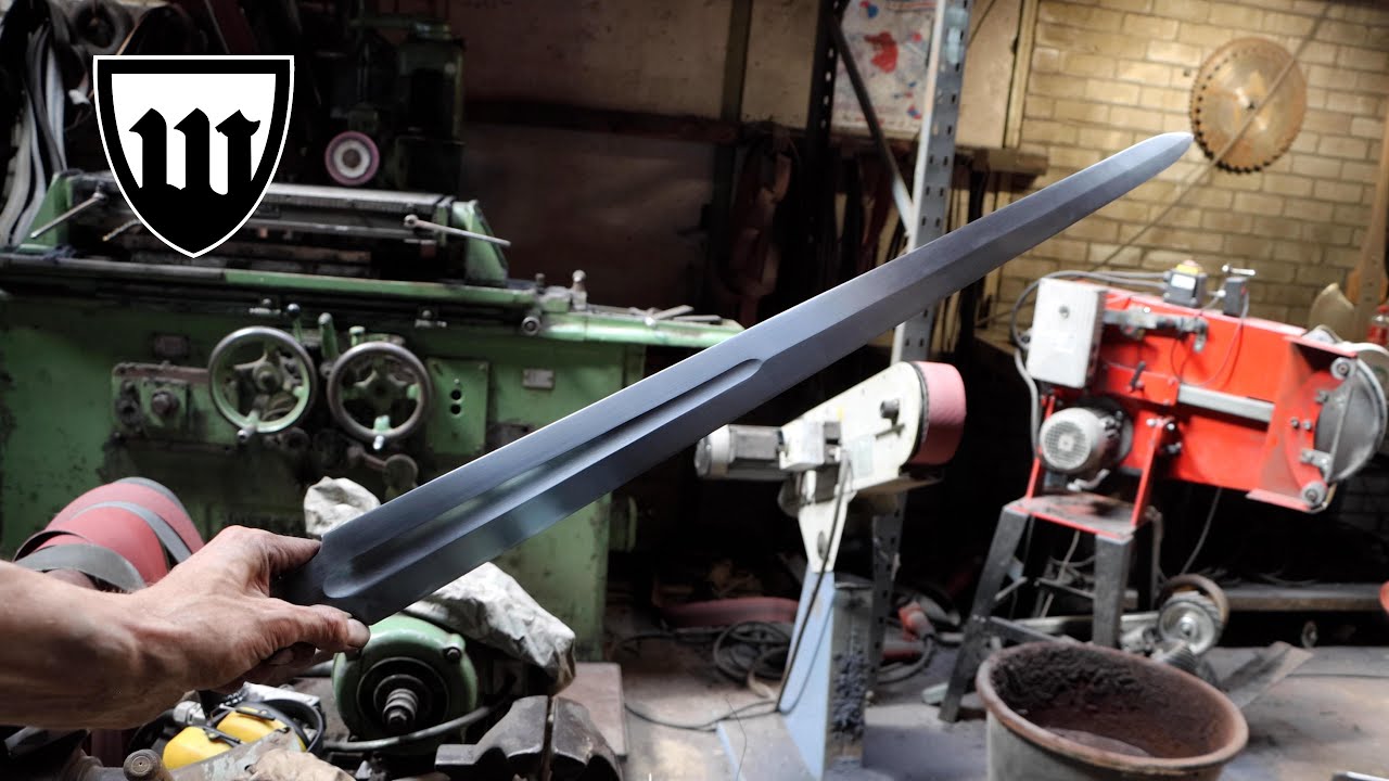 Forging a arming sword, part 1, forging the blade.