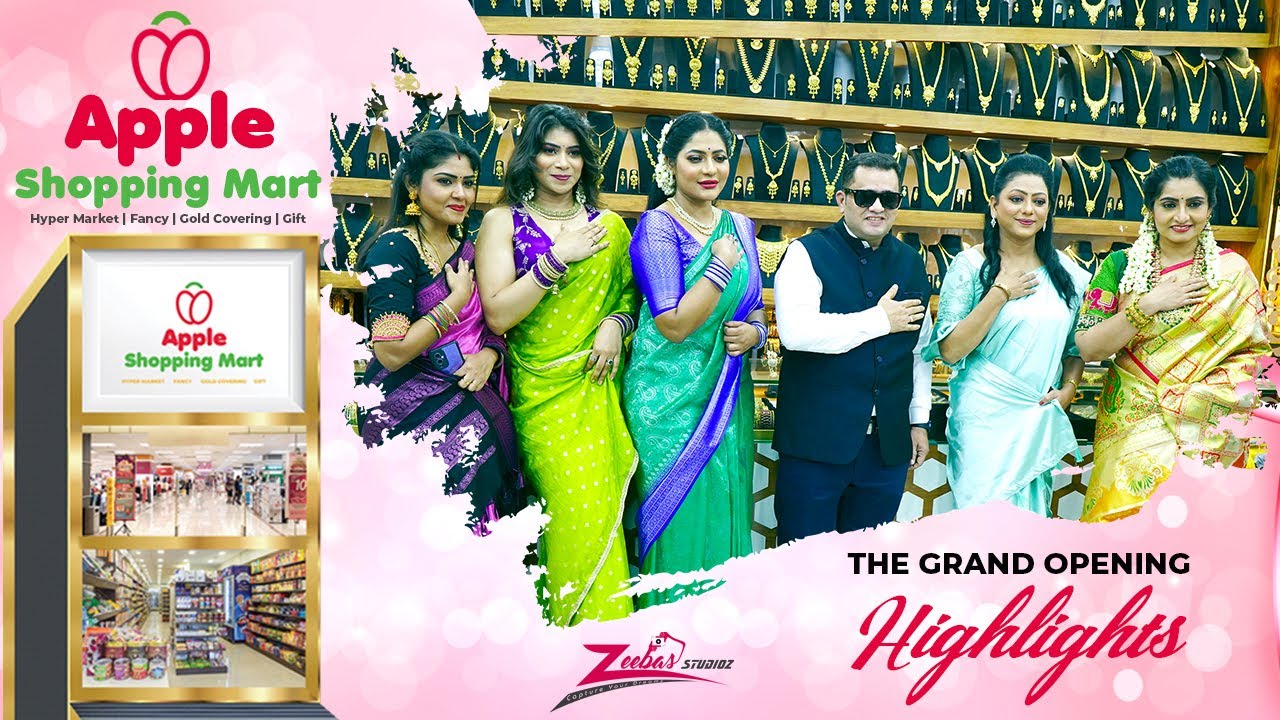 Apple Shopping Mart Opening Highlights | Zeebas StudioZ