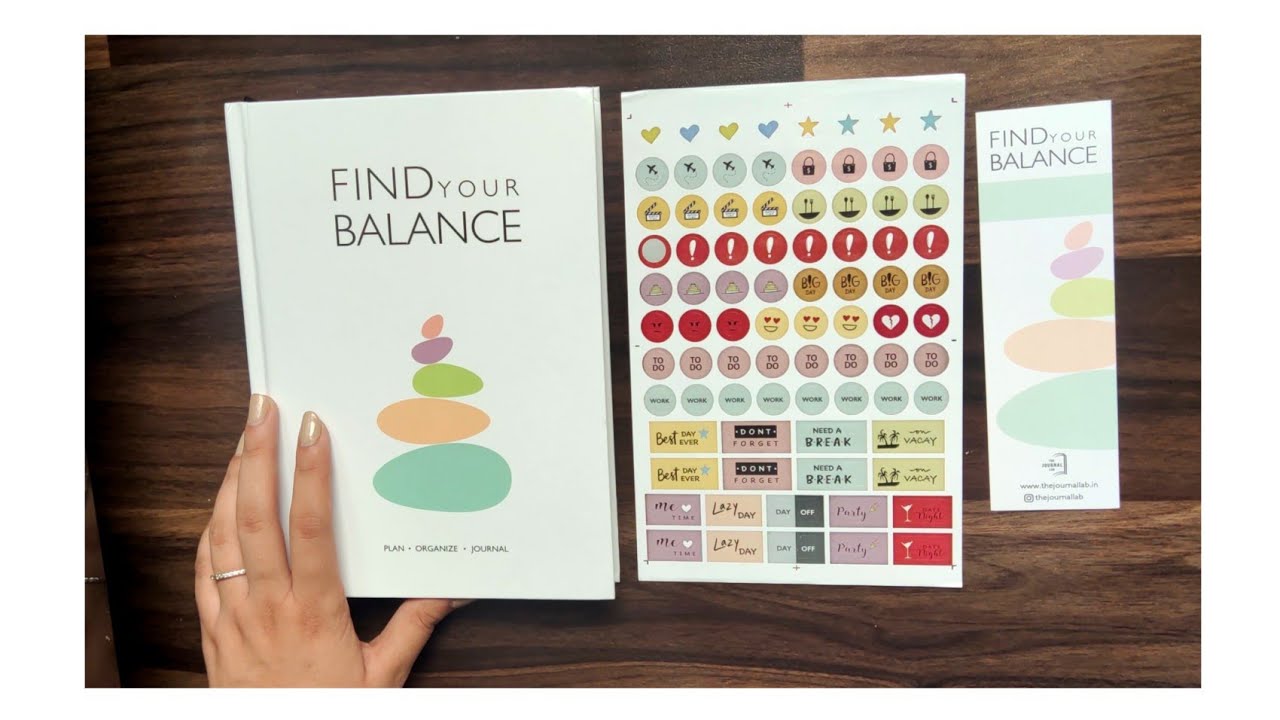 AMAZON BULLET JOURNAL REVIEW | AFFORDABLE PLANNERS AND JOURNALS | (THEME FIND YOUR BALANCE)