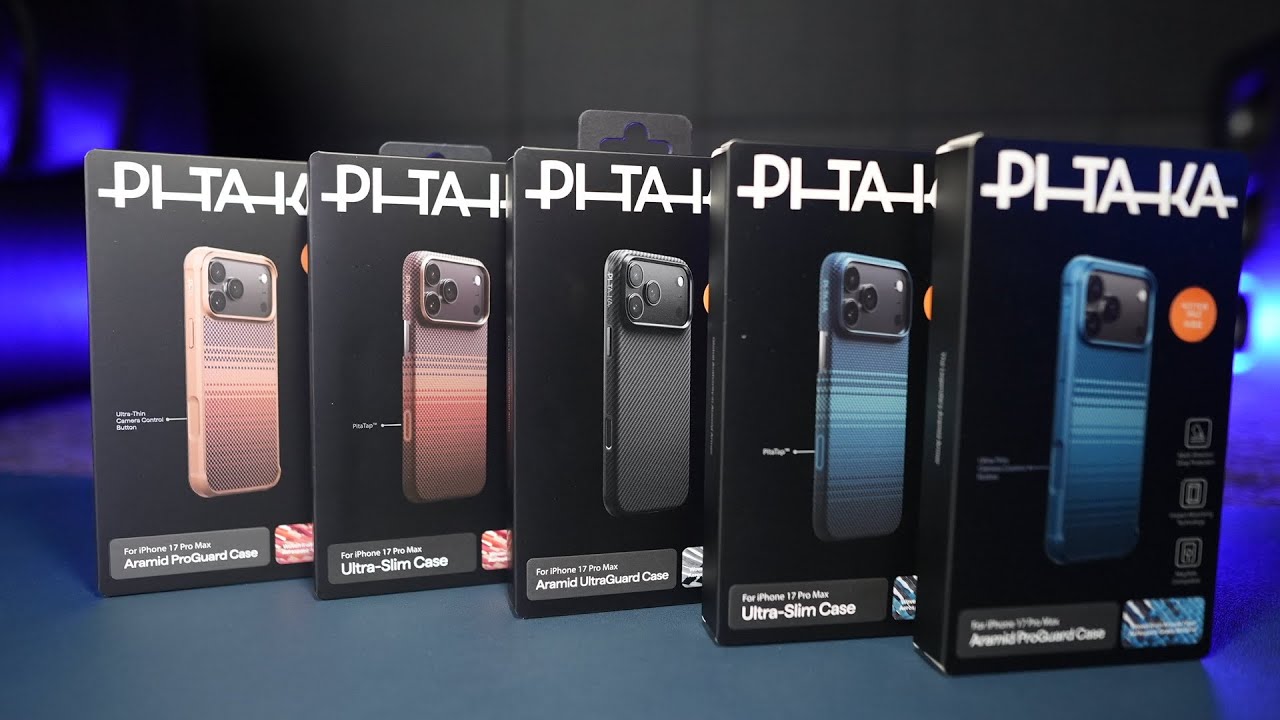 Чехлы Pitaka для iPhone 17 Pro Max — Ultra Slim/Pro Guard/Ultra Guard
