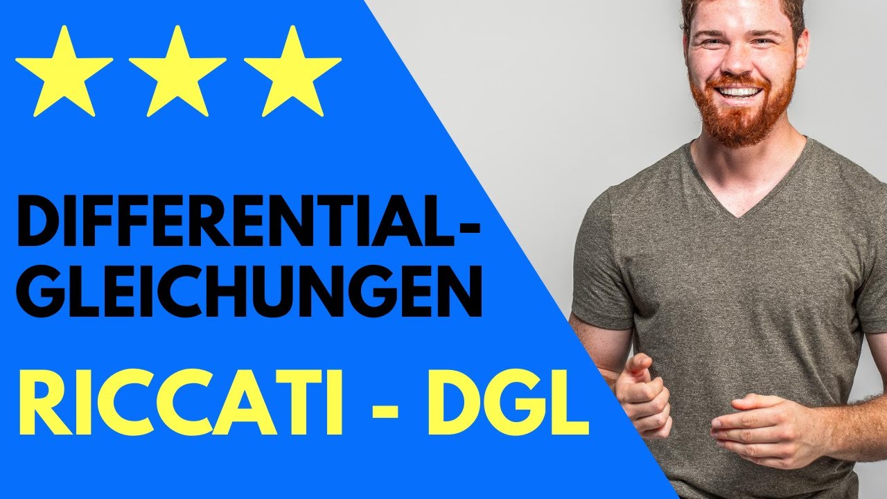 Riccati Differentialgleichungen (DGL) Einfach erklärt | Erkennen, Beispiel lösen + AWP