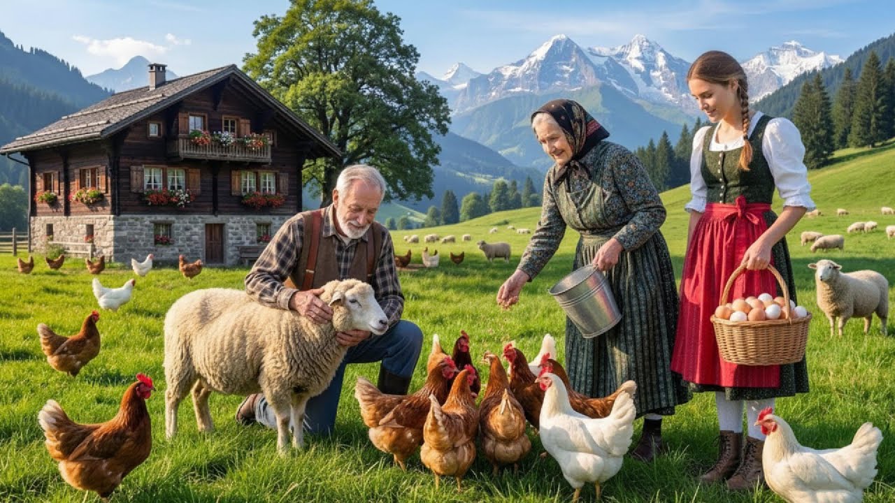 Beautiful Countryside Farm in Switzerland | Peaceful Rural Life