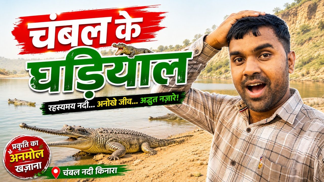 Exploring Chambal River Boat Safari | A Thrilling Experience 🚤💥