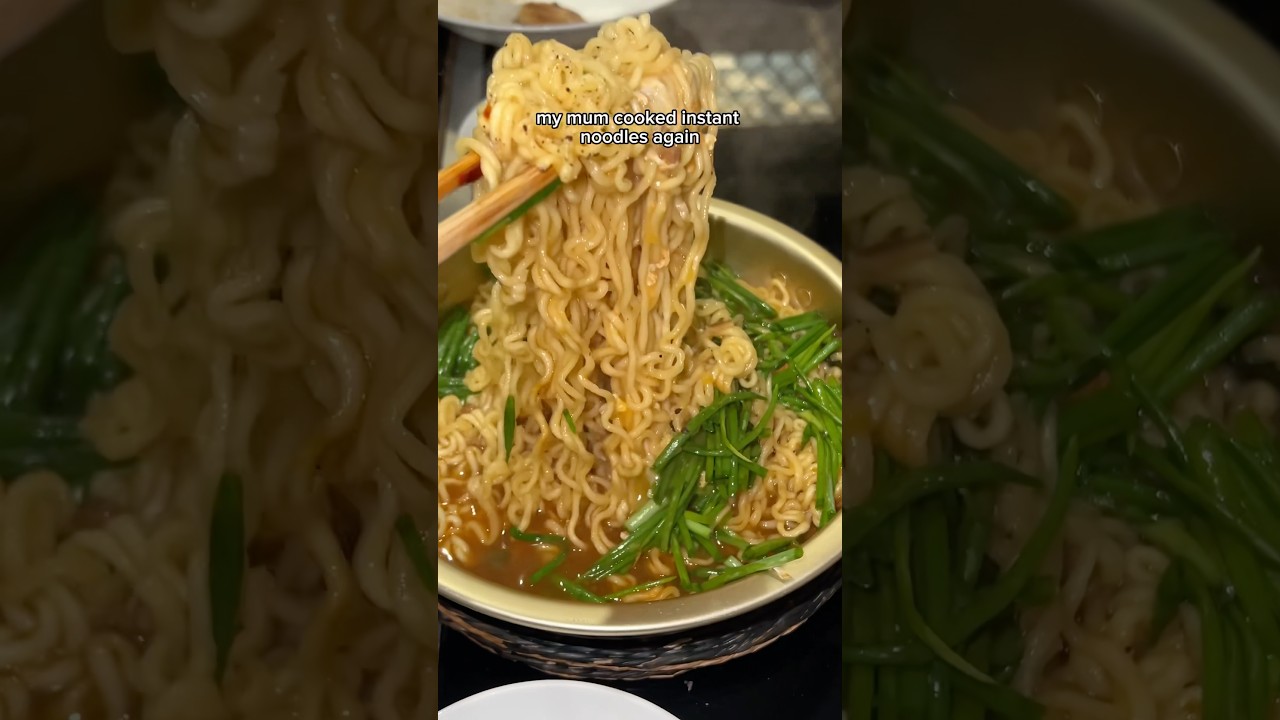 MUM MADE INSTANT NOODLES AGAIN&hellip; 🍜 #instantnoodles #ramyeon #ramen